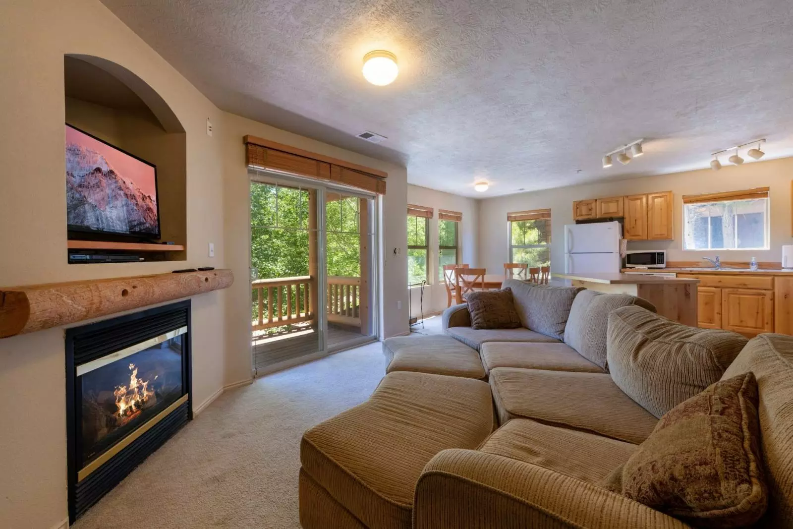 living room in Deer Valley rental