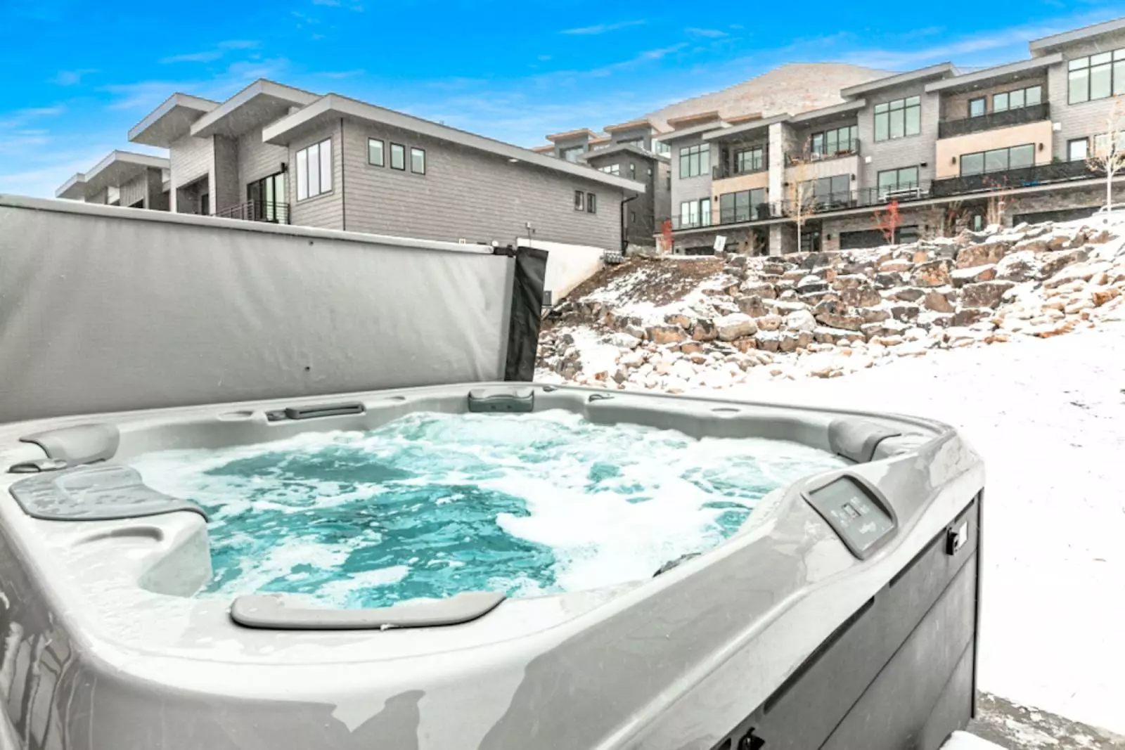 hot tub at resort