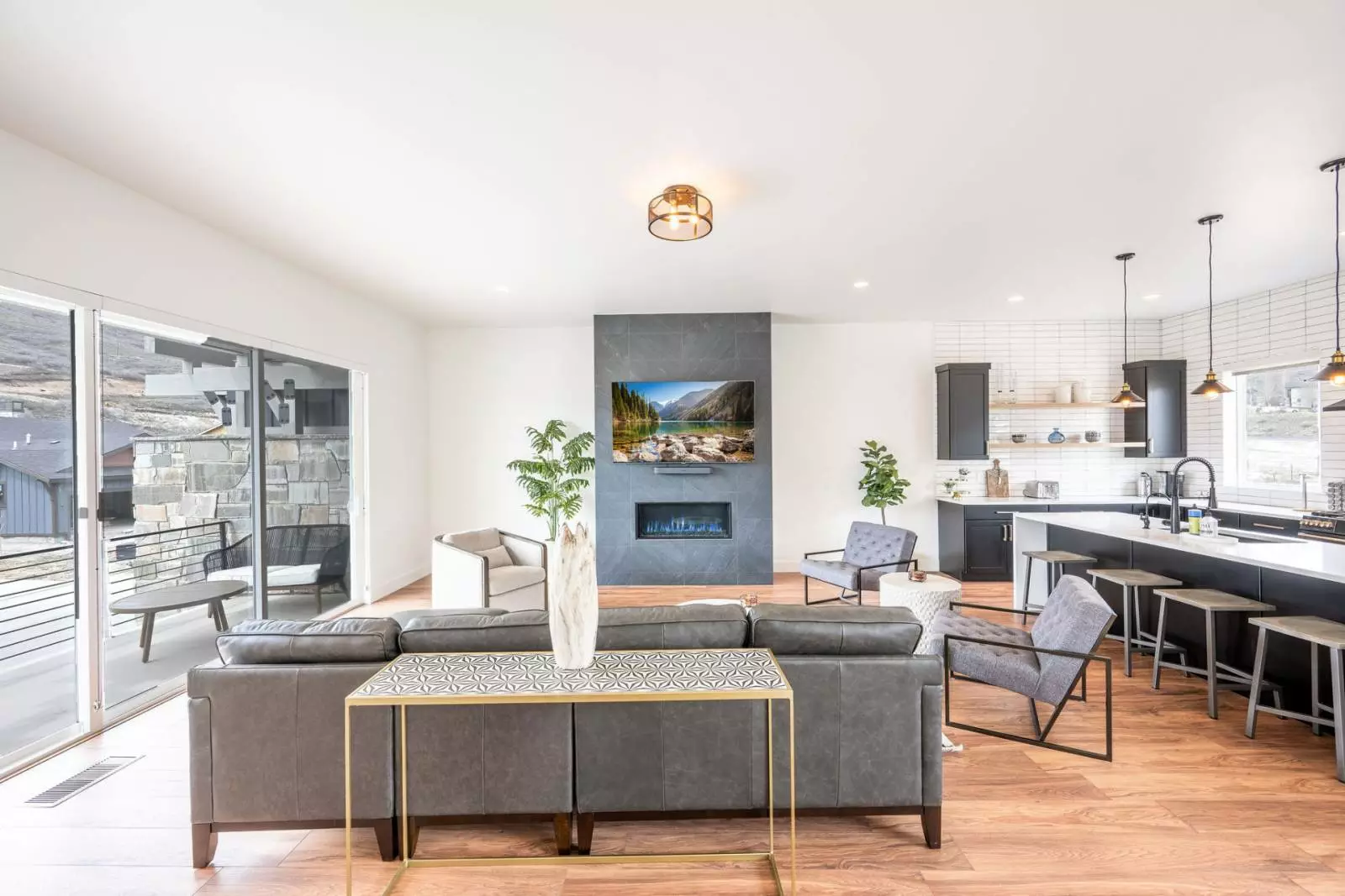 living area in Hideout vacation rental