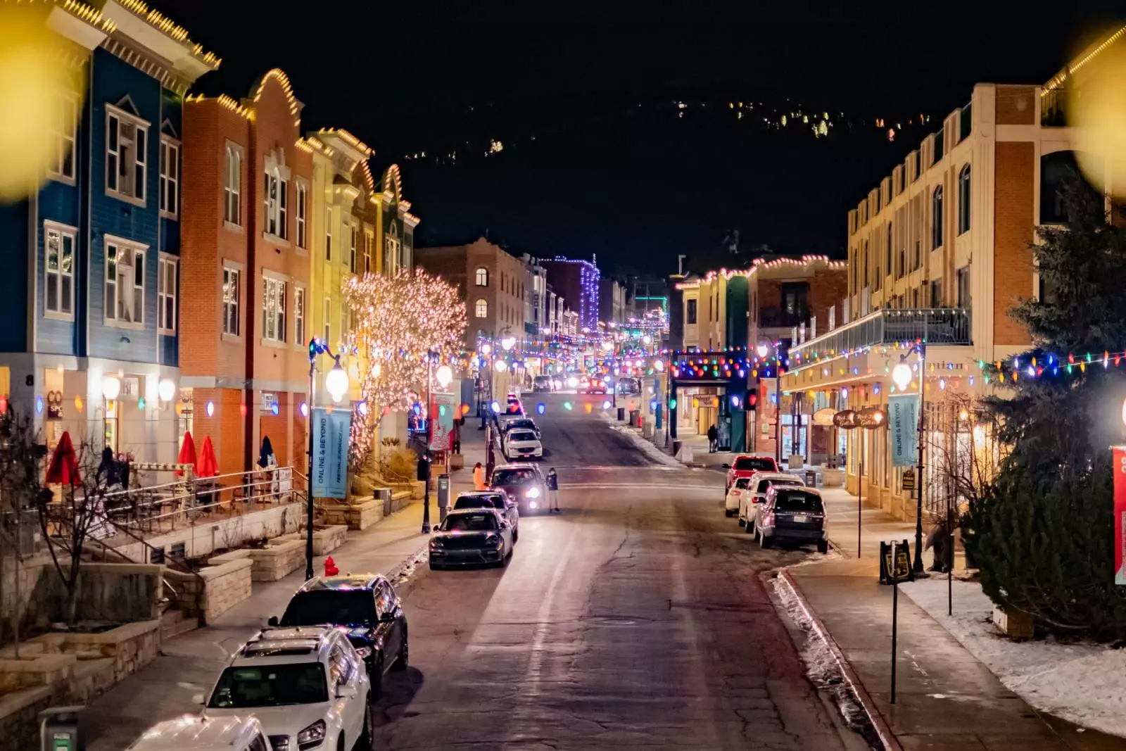 main street at night