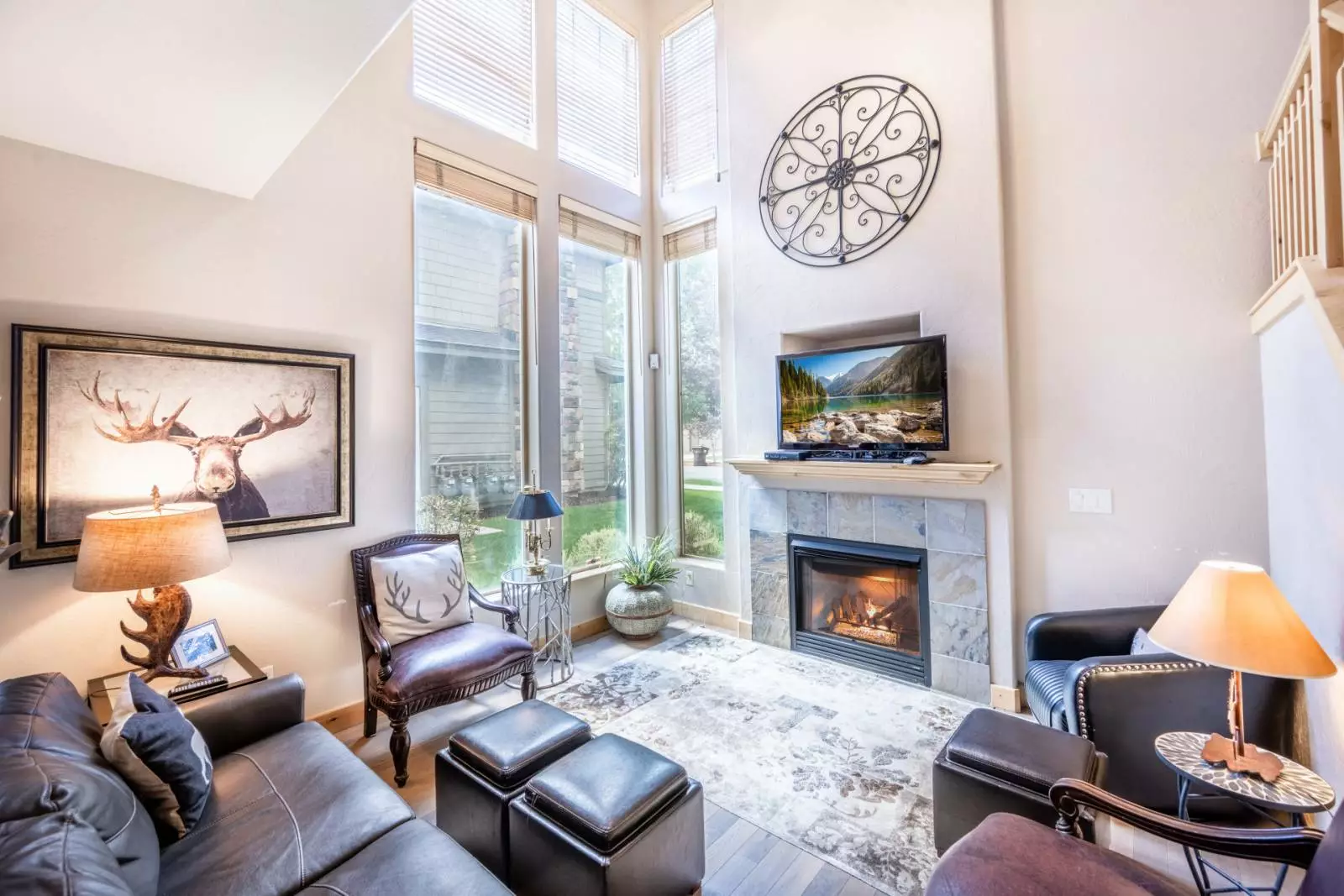 living room in rental