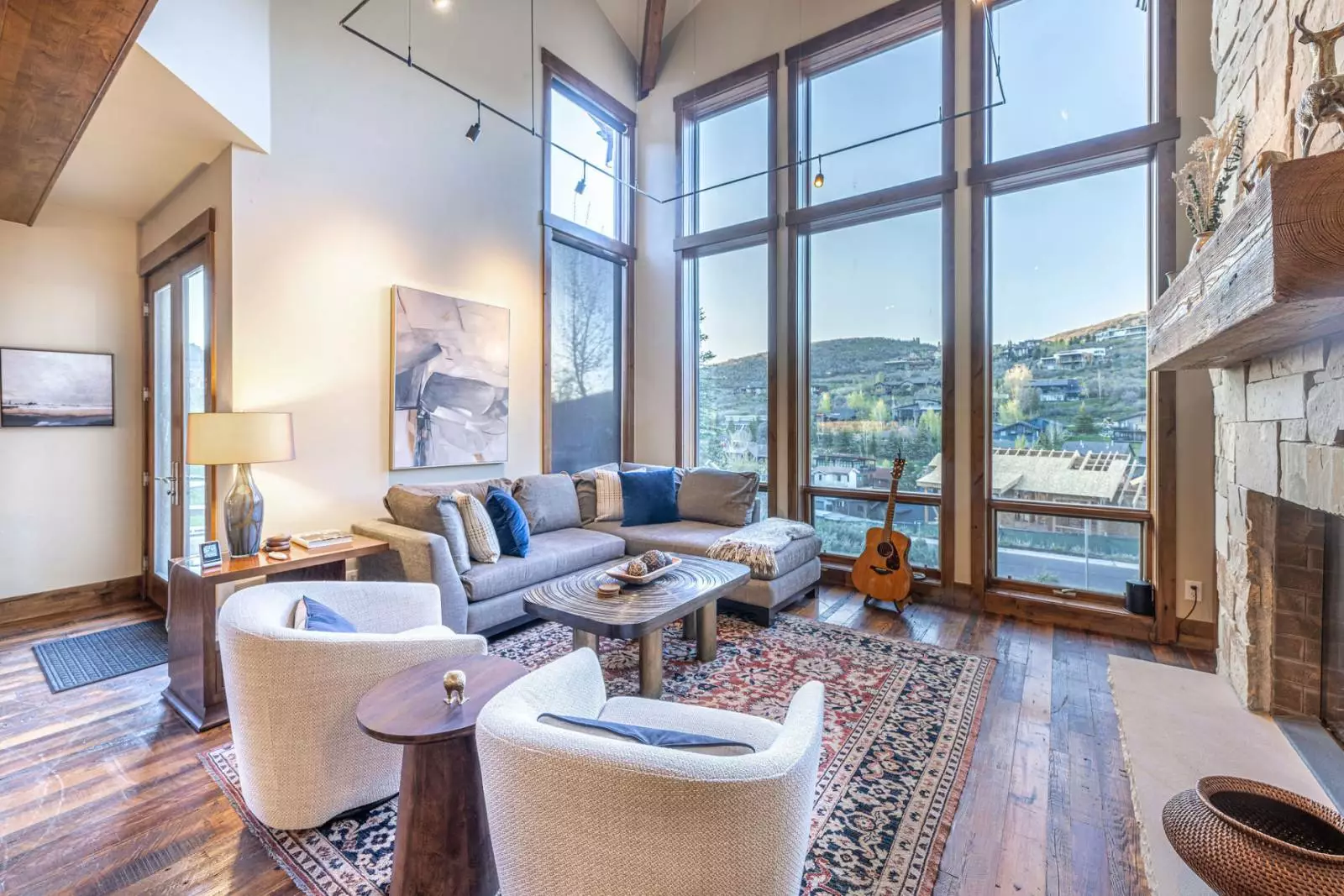living room area in rental