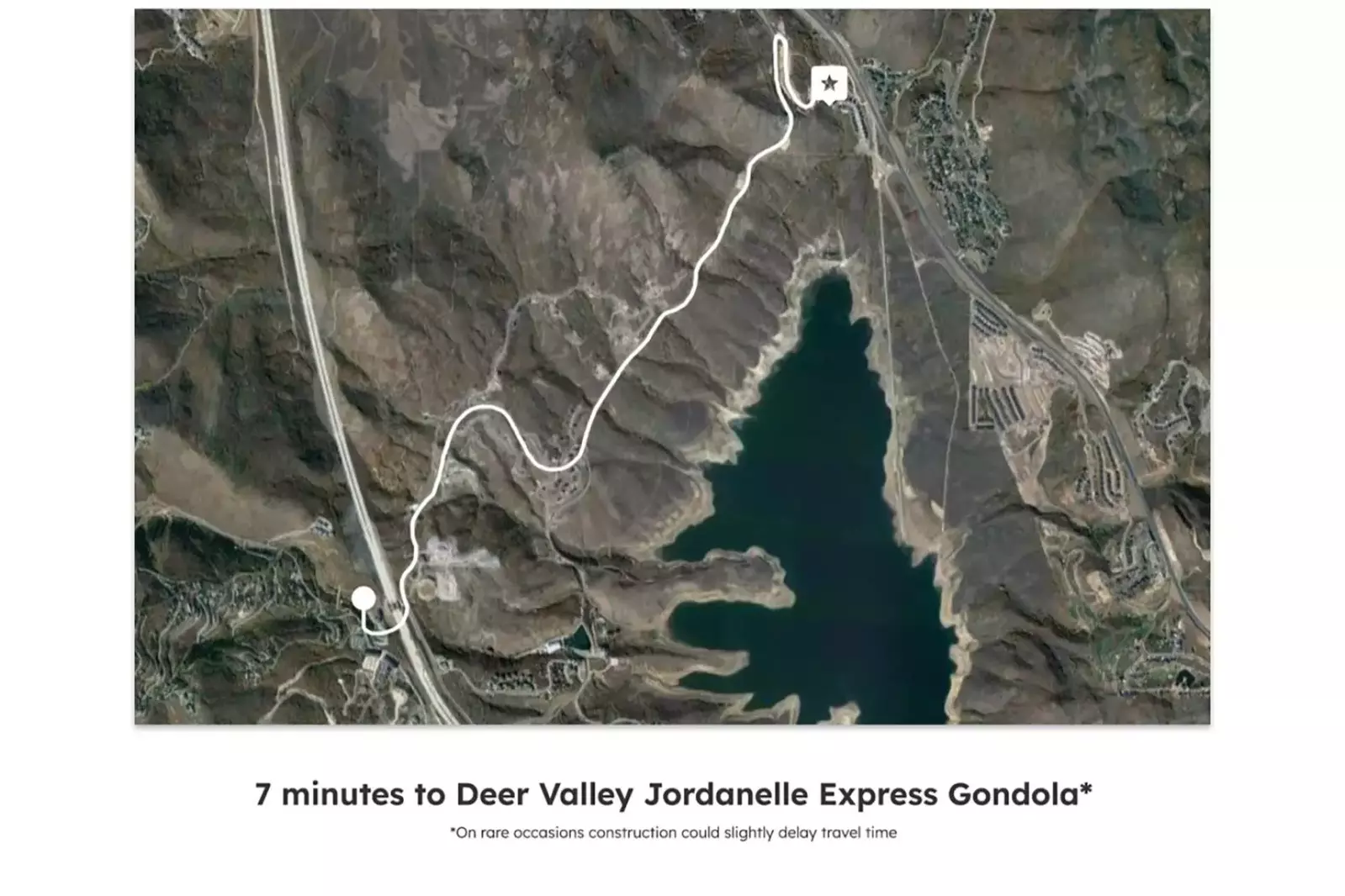 Stay less than 10 minutes from the Deer Valley Jordanelle Express Gondola that drops you off mid mountain Deer Valley.