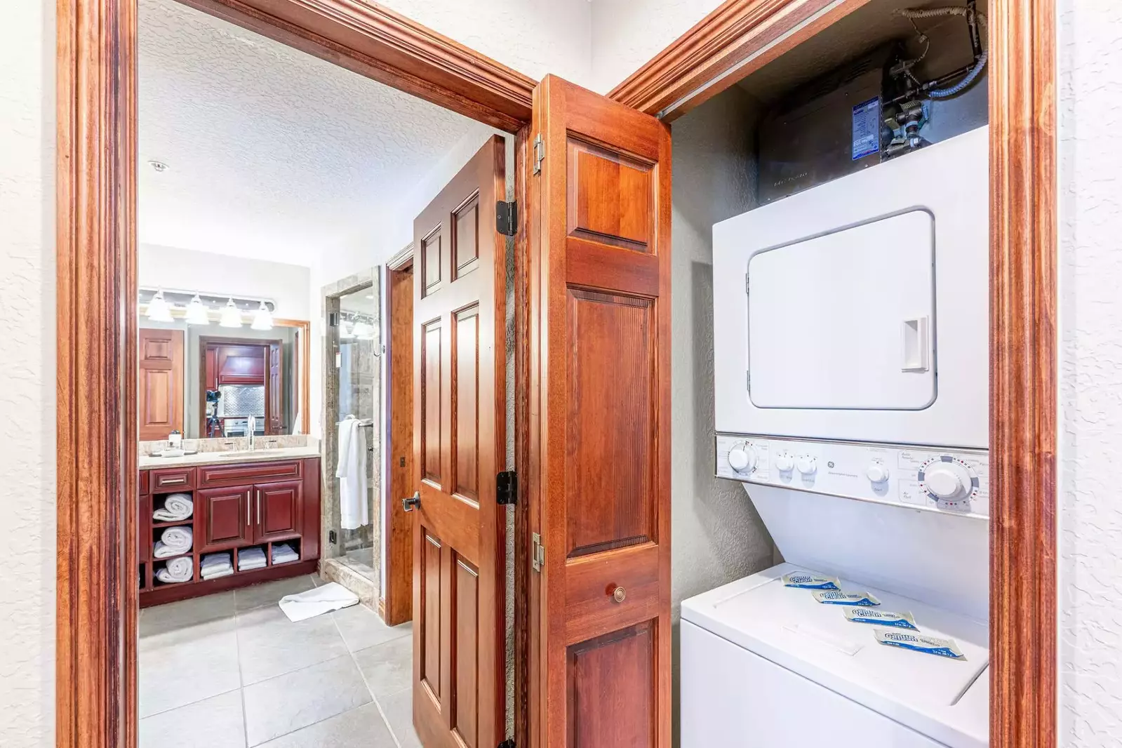Enjoy the convenience of having your very own private washer and dryer.