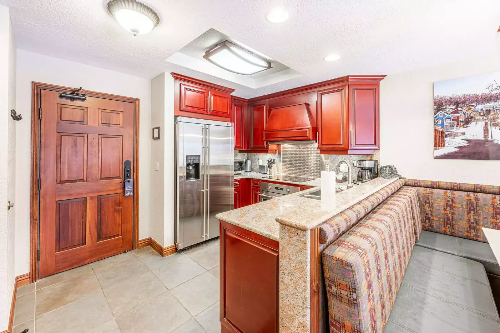 You'll find everything you need in our fully stocked kitchen, including full-size stainless steel appliances, a coffee maker, and dishes.