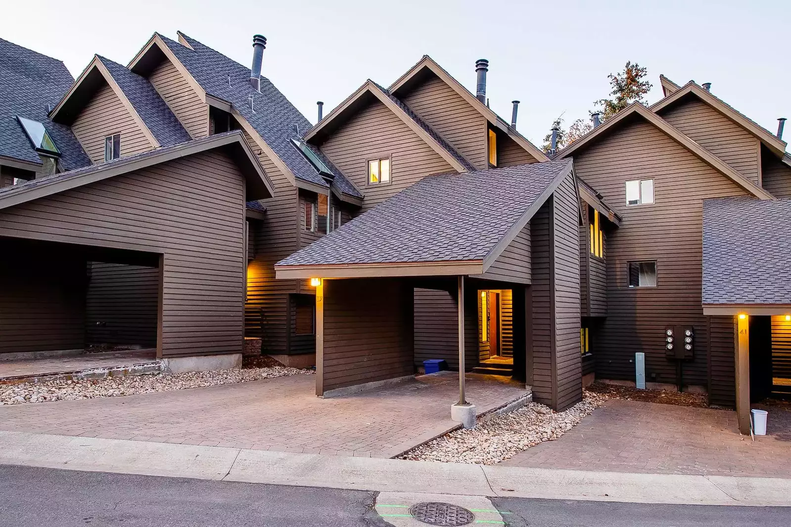 Private Driveway with Covered Parking