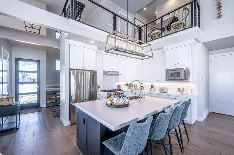 The kitchen was thoughtfully designed and is fully equipped kitchen for making your favorite recipes!