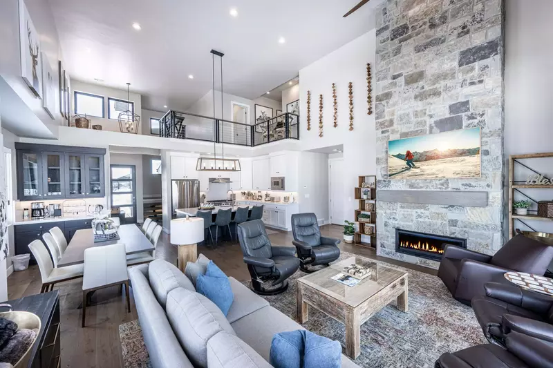 The home is three levels offering privacy and quiet for everyone when it's time to rest