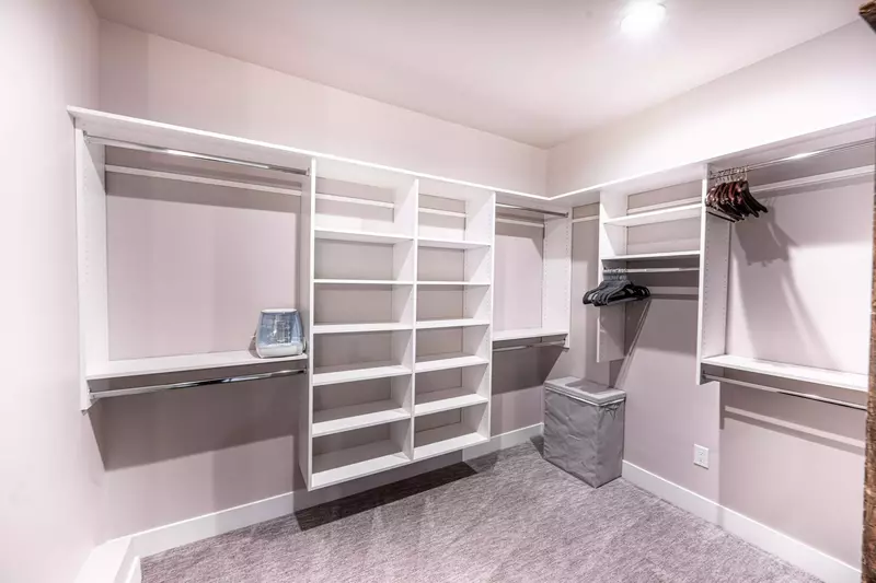 Furnished with spacious closets