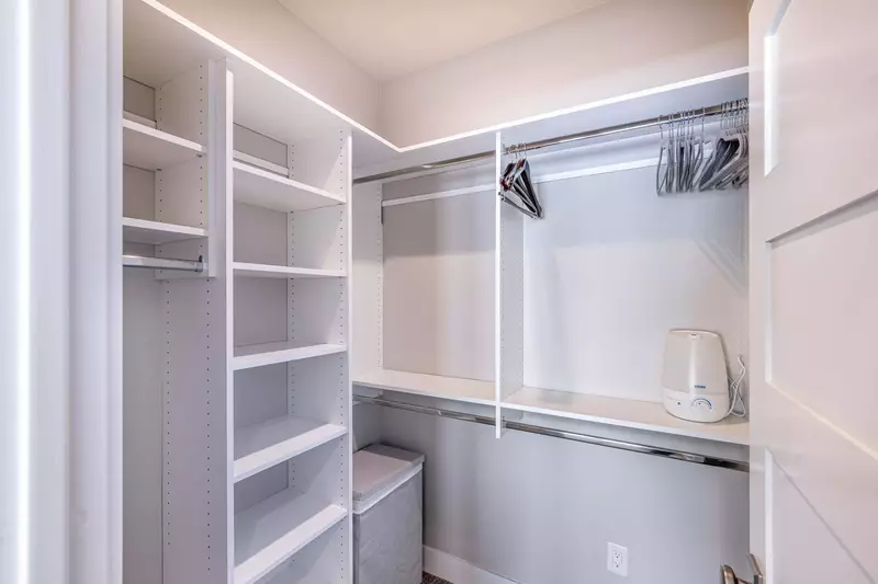 Furnished with spacious closets