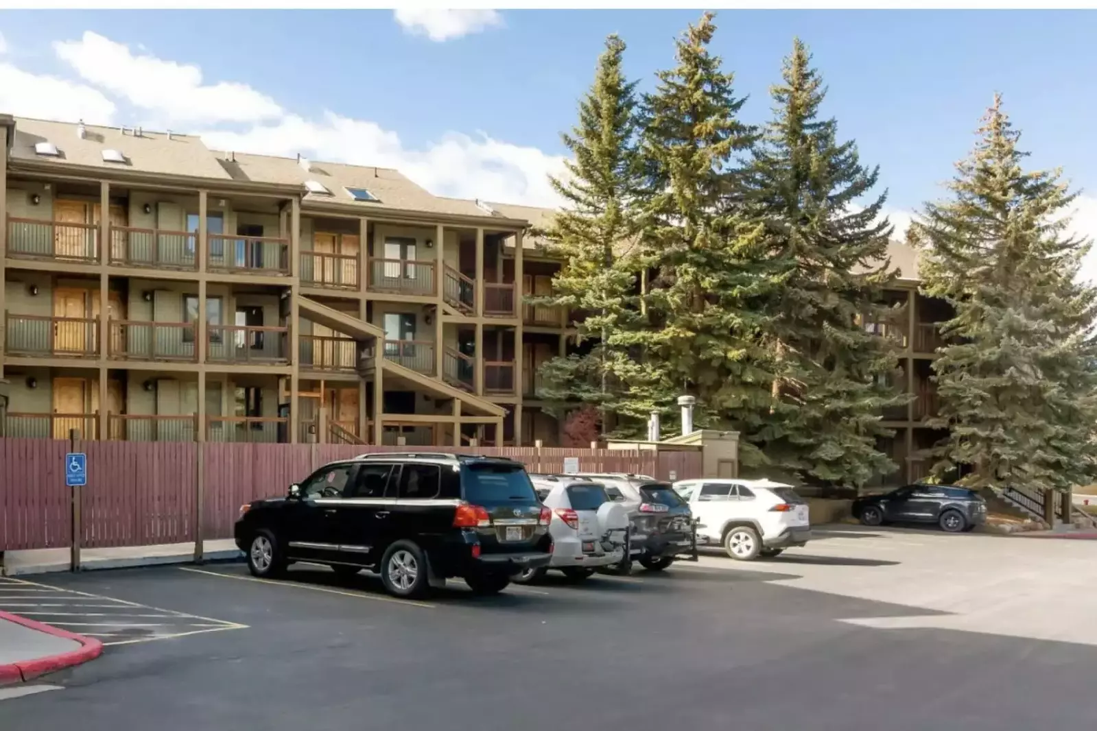 One parking spot is just steps to the home and is available during the guest stay.