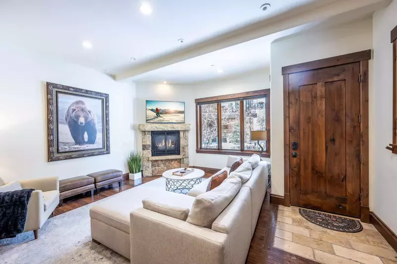 This gorgeous Luxury home features lots of space for all guests to gather in the spacious living room.