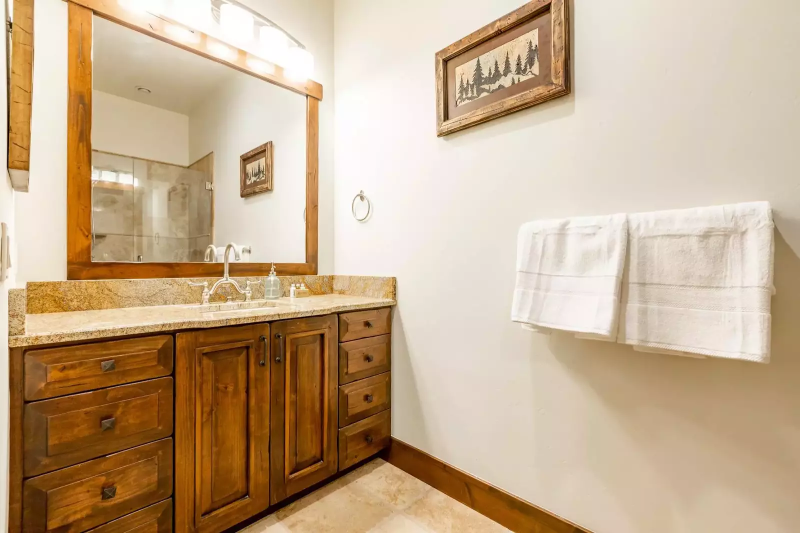 Initial set of hotel sized amenities (soaps, shampoo, etc.)