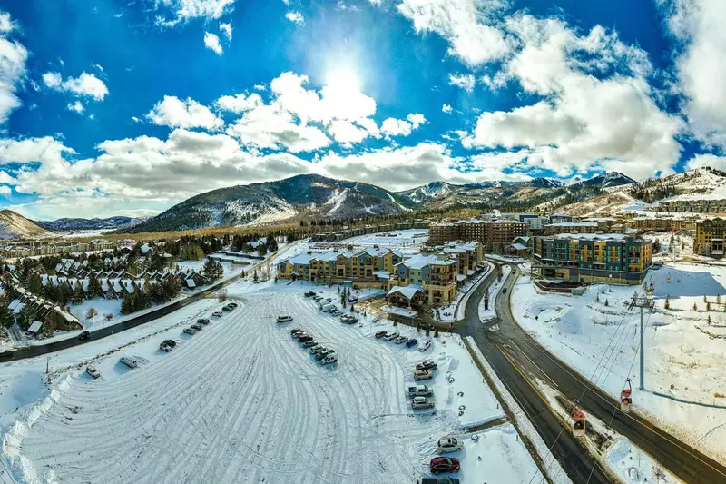 The YotelPAD is nestled right in the middle of the Canyons Resort