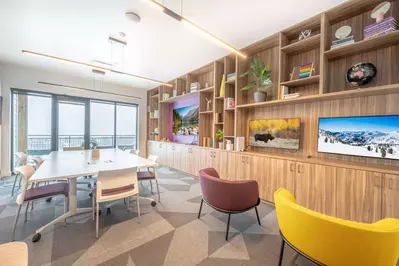 Hang out in the spacious lounge that is located on the 1st floor of the resort