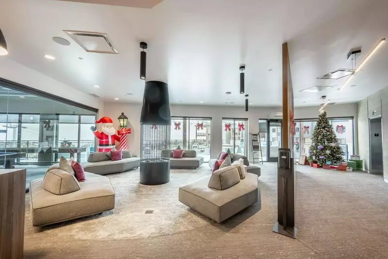 Indoor spaces with comfortable seating