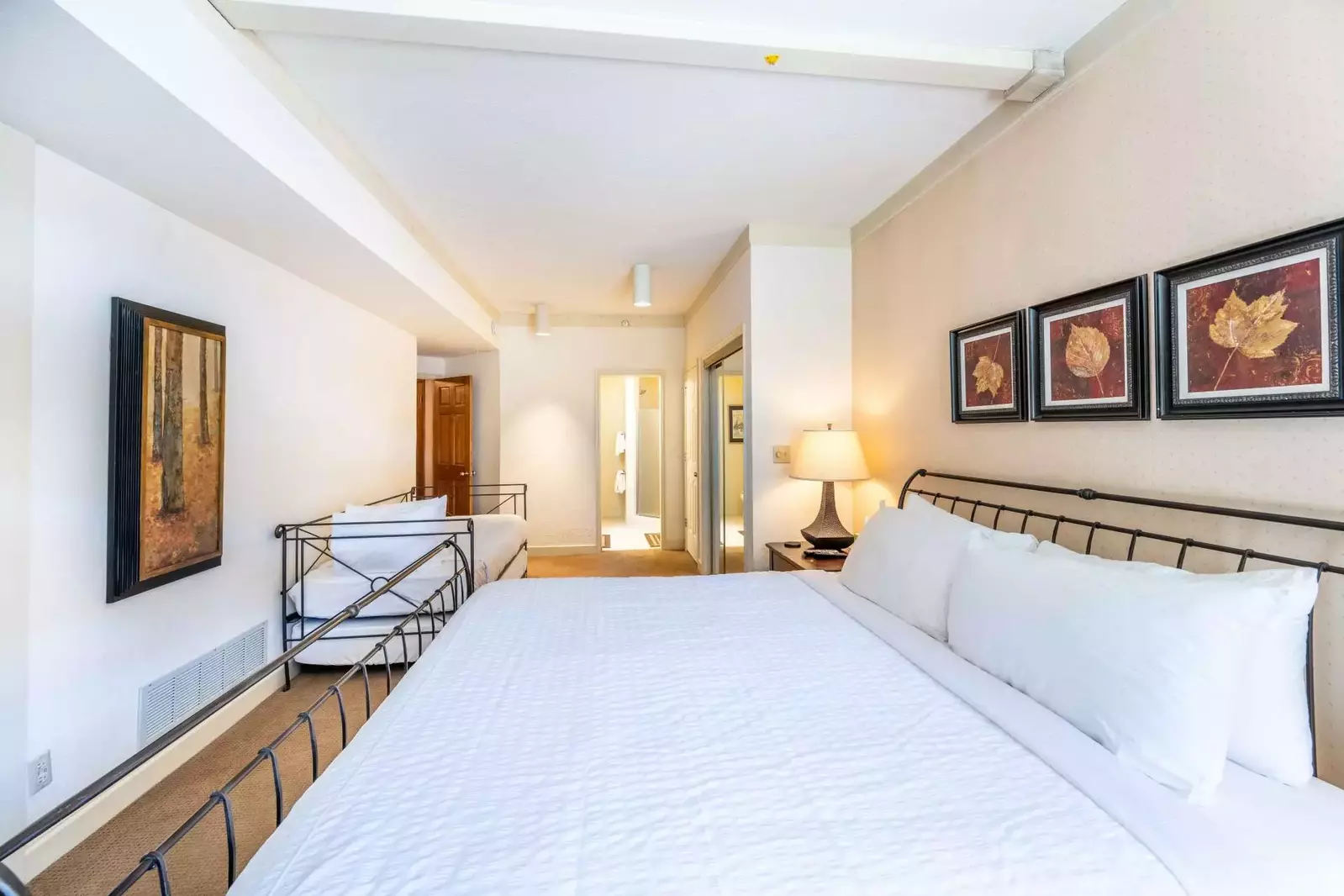 Spacious Primary Suite sleeps up to 4 people