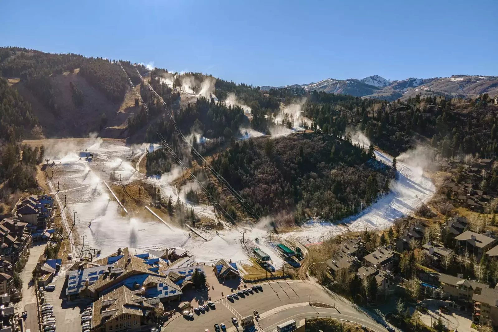 This location is hard to beat! Walk less than 500 feet to Deer Valley Resort Snow Park Lodge, 300 feet the St. Regis Funicular, and less than 400 feet