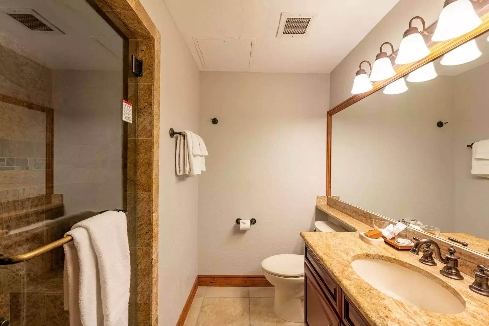 Stunning Bathroom with Steam Shower