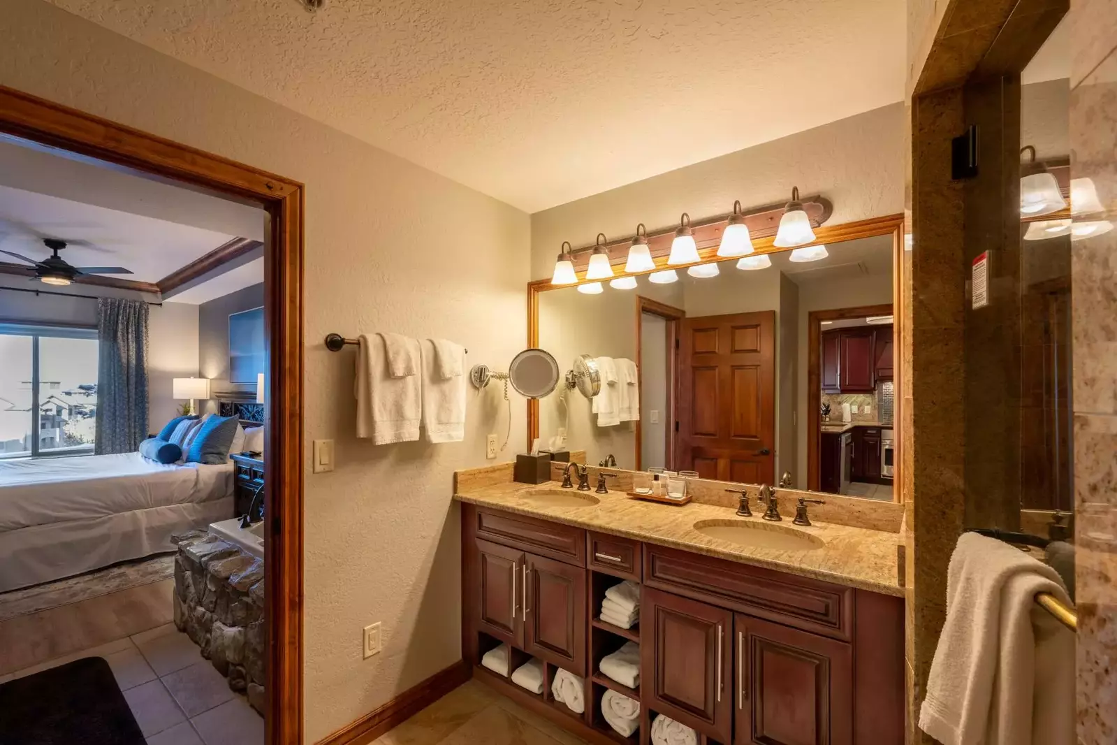 En suite Bathroom with His and Hers Sink