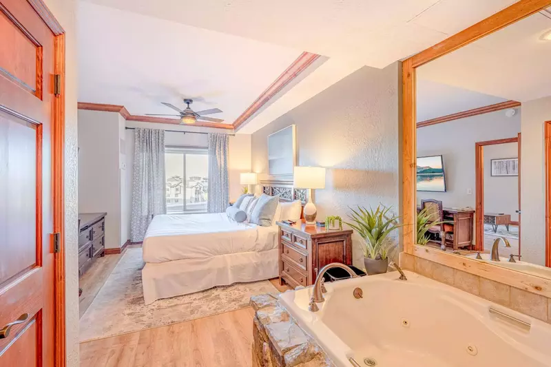 Primary Suite In Room Jetted Bath Tub