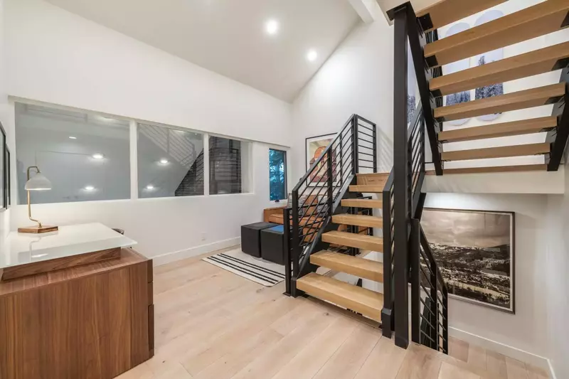 The stairs leading to the 2nd Floor