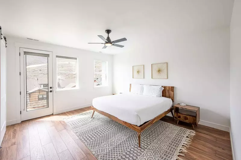 After a day on the slopes the Primary suite is the perfect retreat