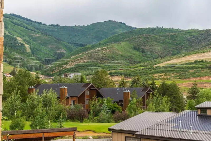 Beautiful mountain views from the private patio