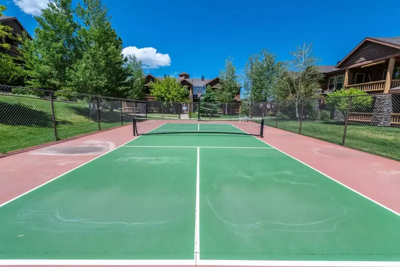 The community tennis courts are just away and are a great way to enjoy an afternoon.