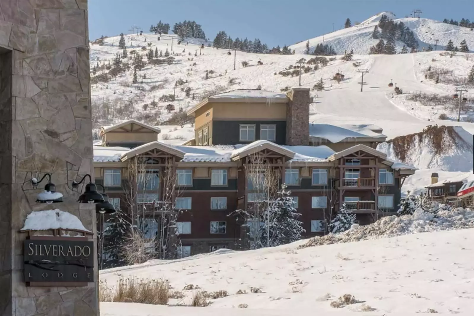Walk to skiing!!!! Welcome to The Silverado Lodge– Full Service Resort At Canyons Village. We are on the free shuttle route and have direct walking ac