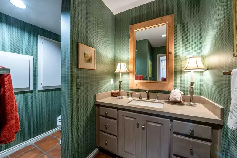 Guest bathroom located on the main floor.