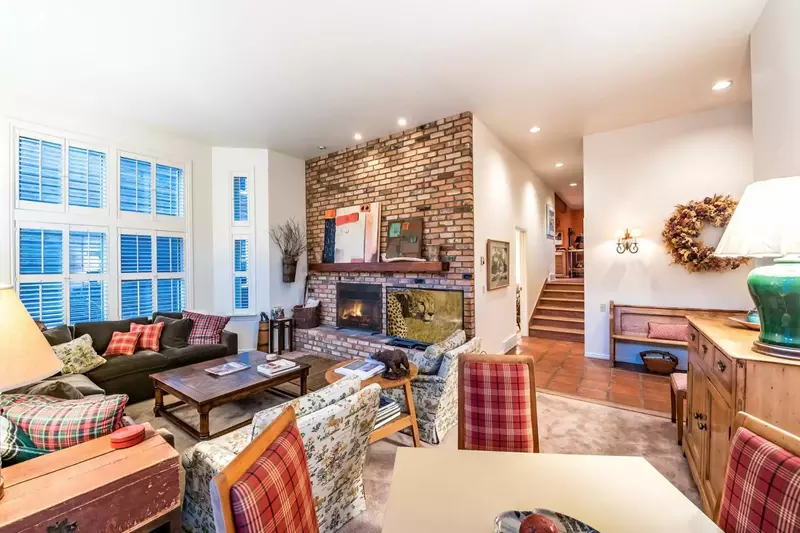 Family Room w New Sofas, New HDTV, Fireplace, Game Table