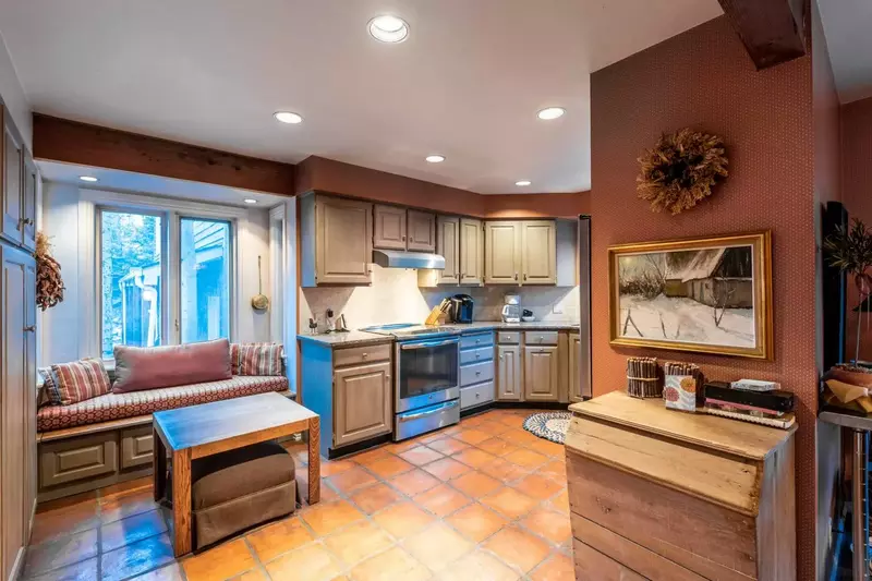 Reading Nook in Kitchen