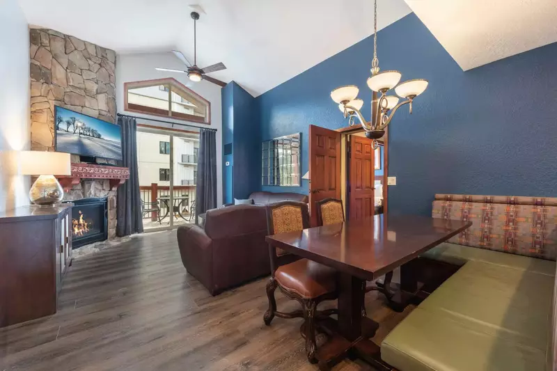 The unique vaulted ceilings make this condo bright and inviting!