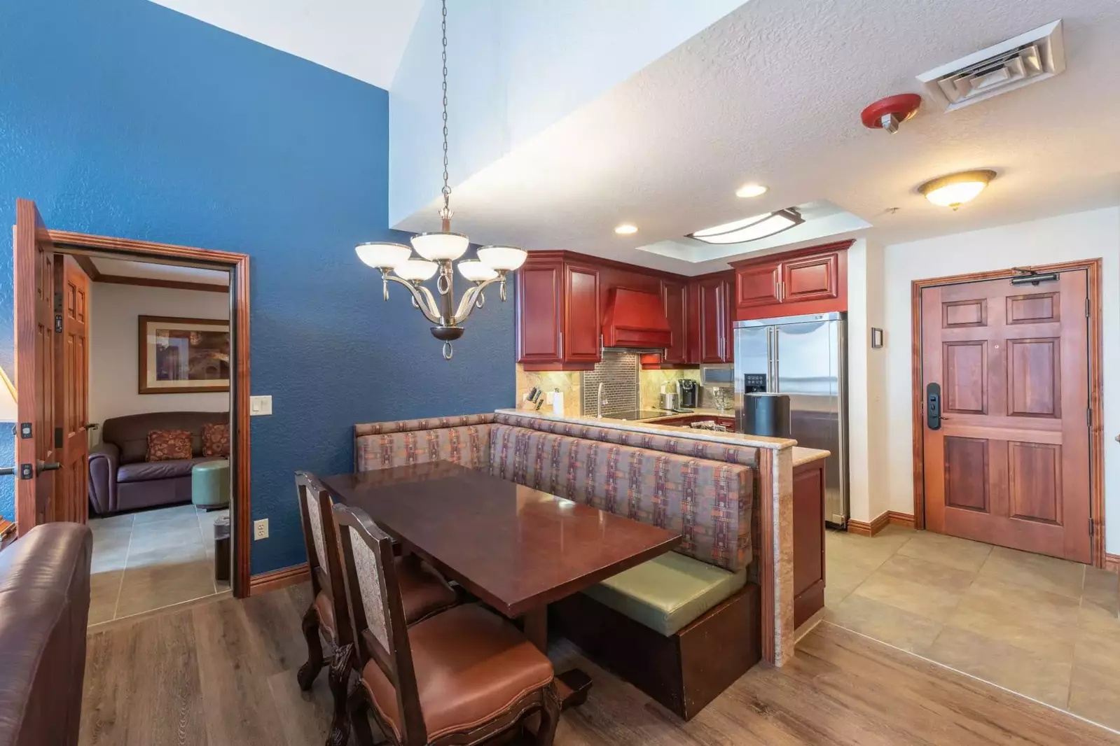 Main Living Area Dining Room / Kitchen - Secondary Living Area through doorway