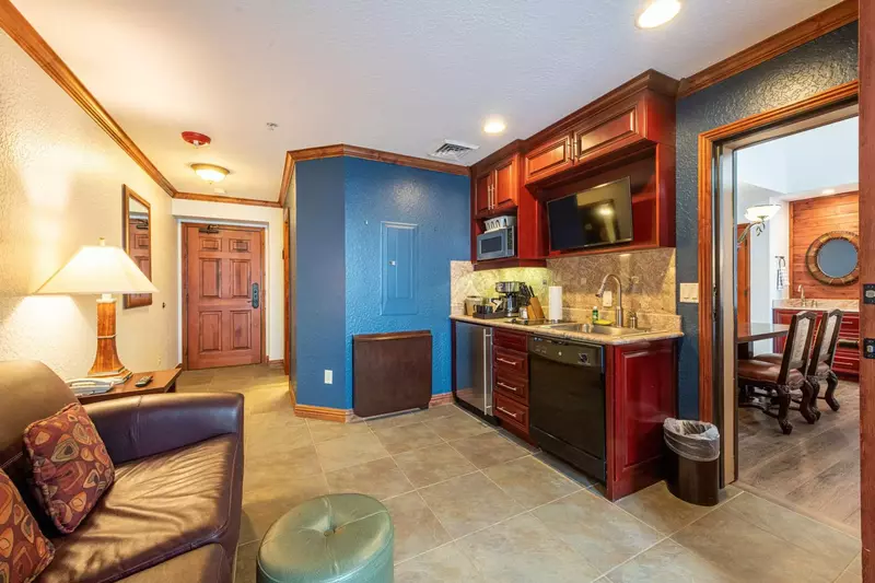 Living Area #2 w Kitchenette, Cable HDTV, Queen Sofa Sleeper