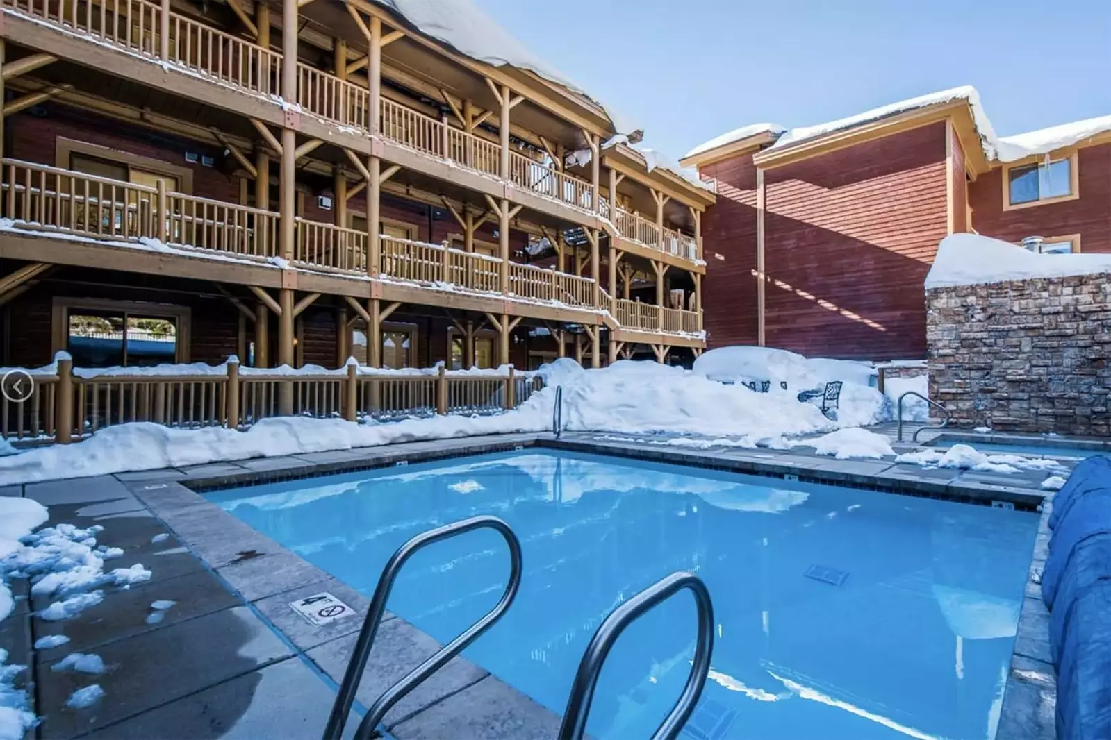 Welcome to Deer Valley Black Bear Lodge at Silver Lake – Guests Can Enjoy the Heated Outdoor Pool Open All Year Round