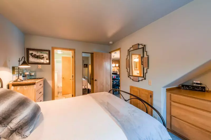 First floor bedroom with a Queen Bed