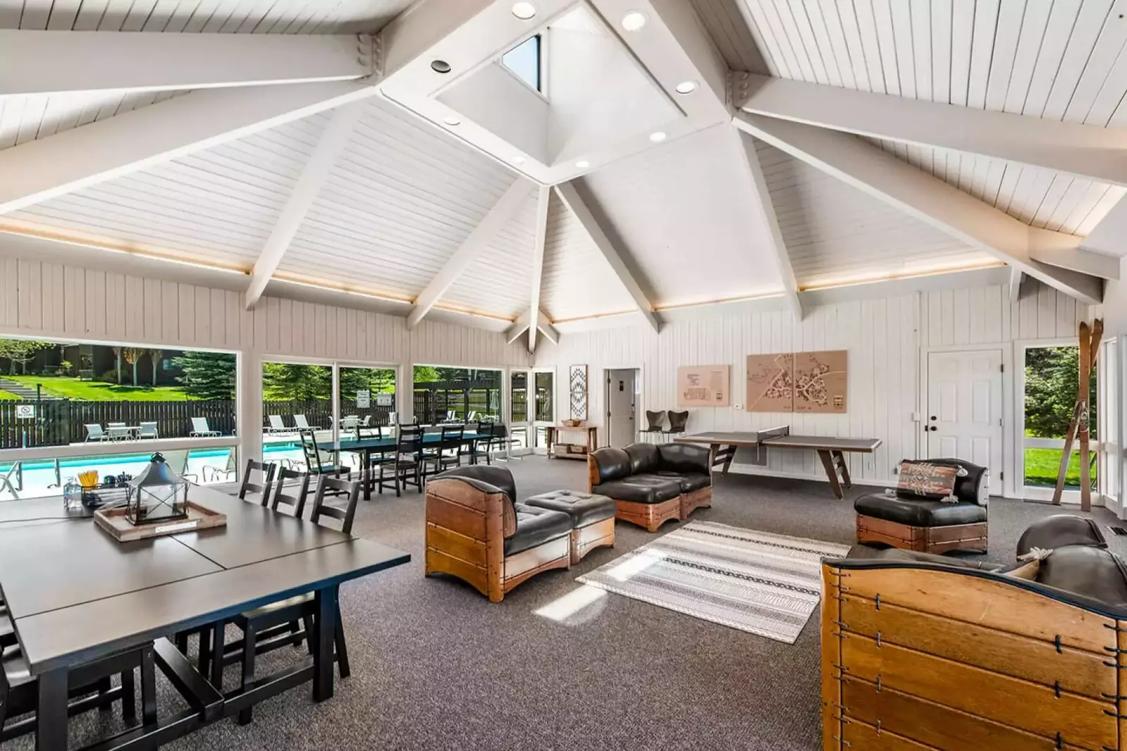 Relax Poolside in the Three Kings Cabana - or Pick Up a Game of Ping Pong