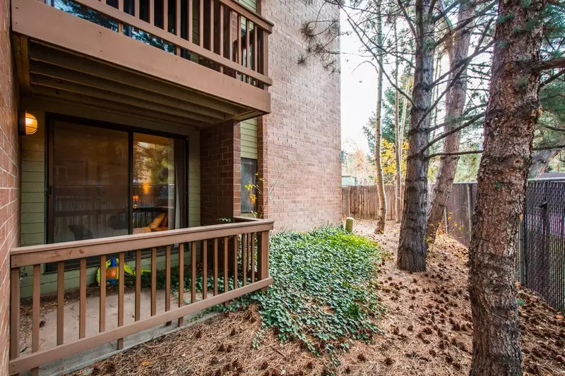 Your private walk-out balcony, which can be accessed from the large master bedroom.