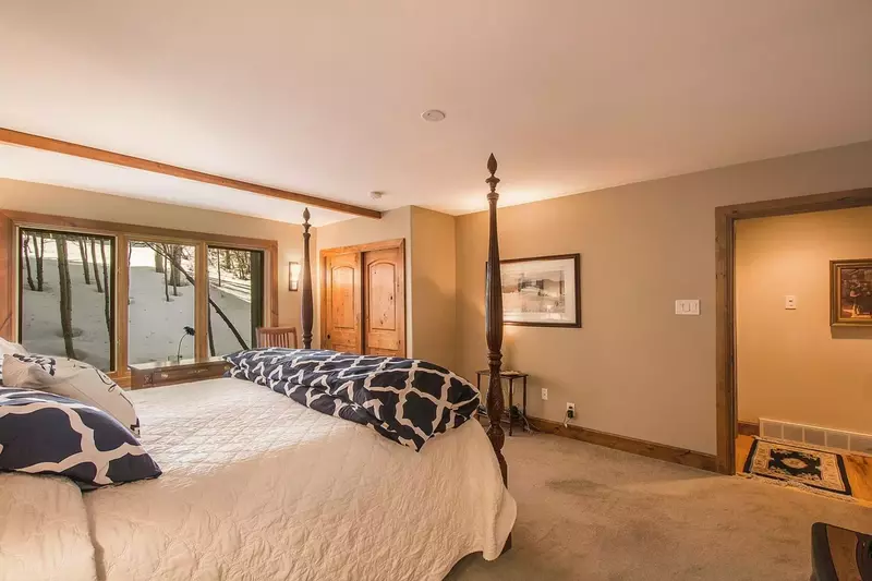 Admire the post card view each day from the comforts of the primary suite