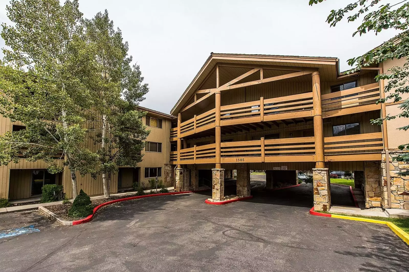 The home from the outside, located just 200 yards from the First Time chairlift at Park City Mountain Resort