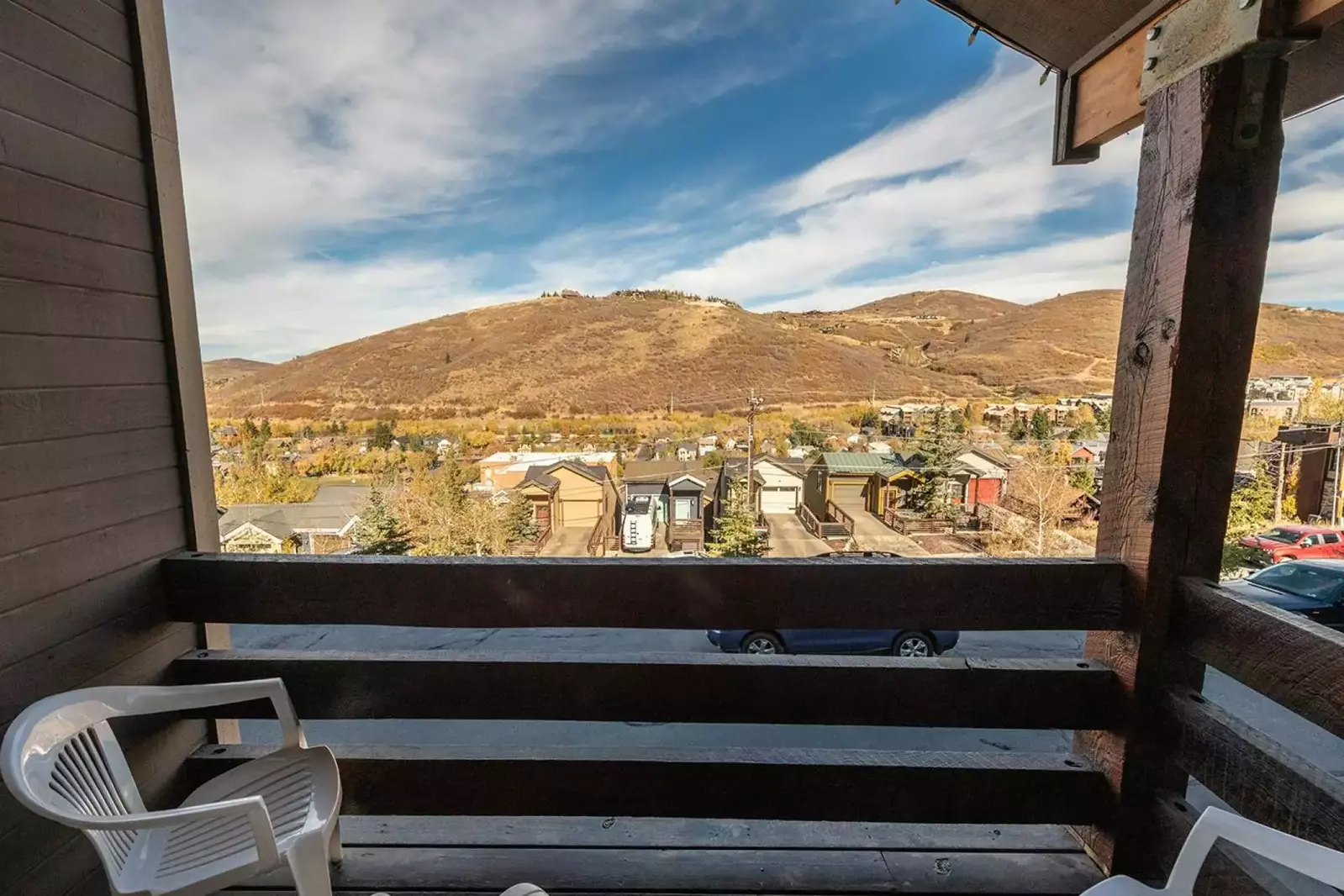 Beautiful mountain and sky views.