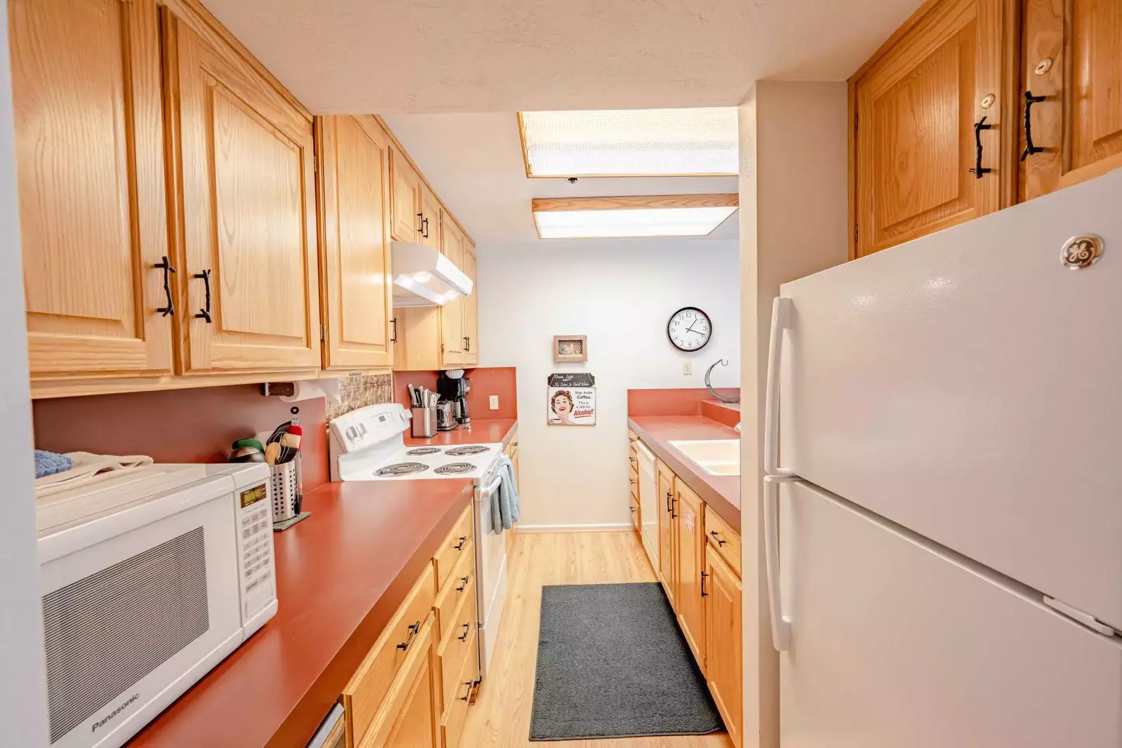 Our Fully Stocked Kitchen Features Hardwood Flooring, Full Size Major and Small Appliances