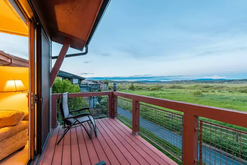 Nature Preserve and Mountain Views From Upstairs Private Balcony