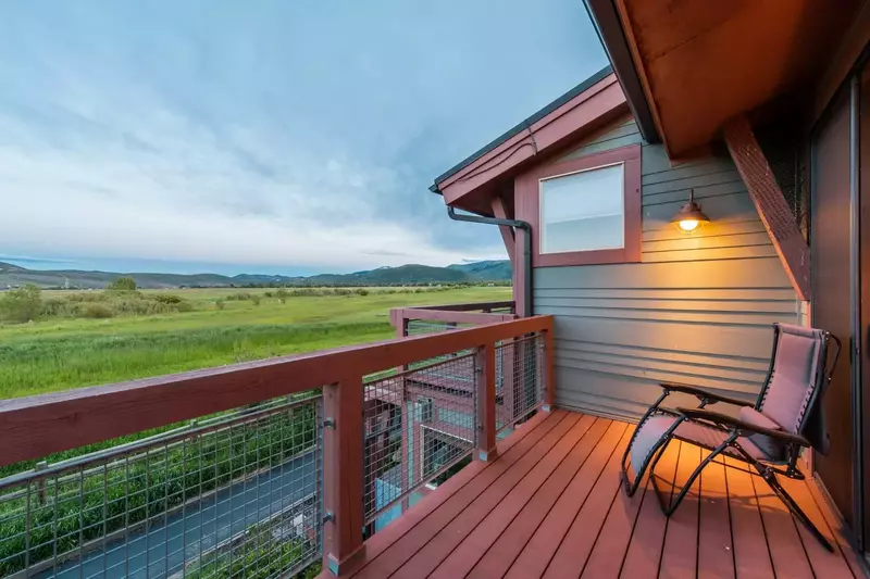 Mountain and Nature Sanctuary Views From Upstairs Private Balcony