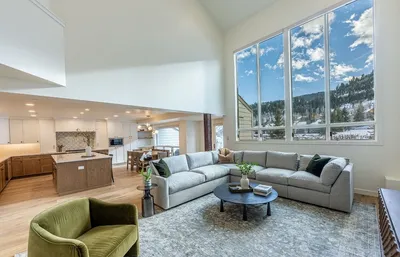 Inside of a Park City vacation rental