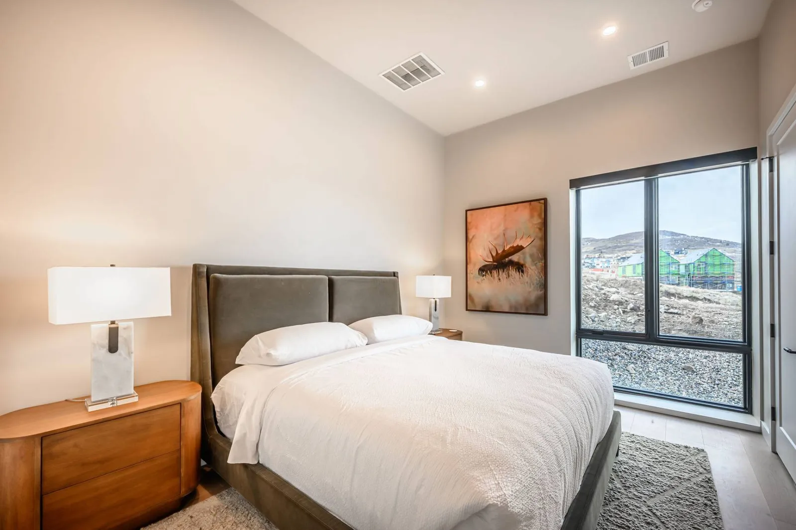 King bedroom in Deer Valley East Village luxury vacation home