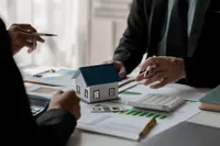 property manager working with client