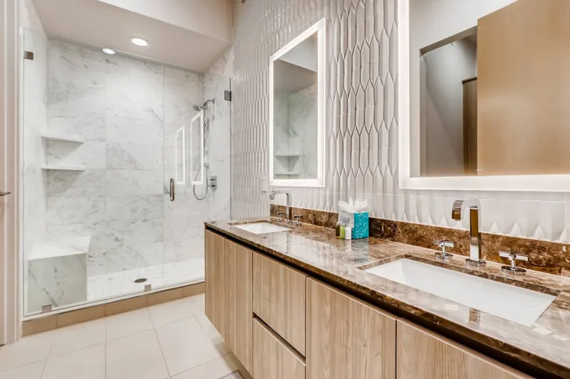 All five bedrooms are private suites with ensuite bathrooms